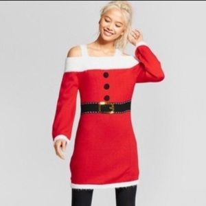 Xhilaration Santa Sweater Dress